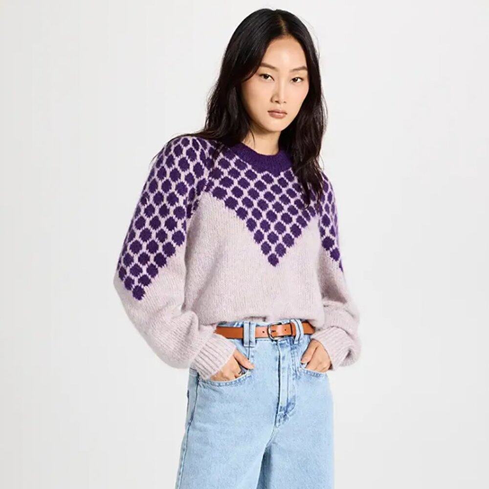Isabel Marant Jaden Sweater in Ultra Violet